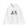 Cat & Dog Debate Hoodie — 'I cleaned the house' Funny Pet Conversation Pullover