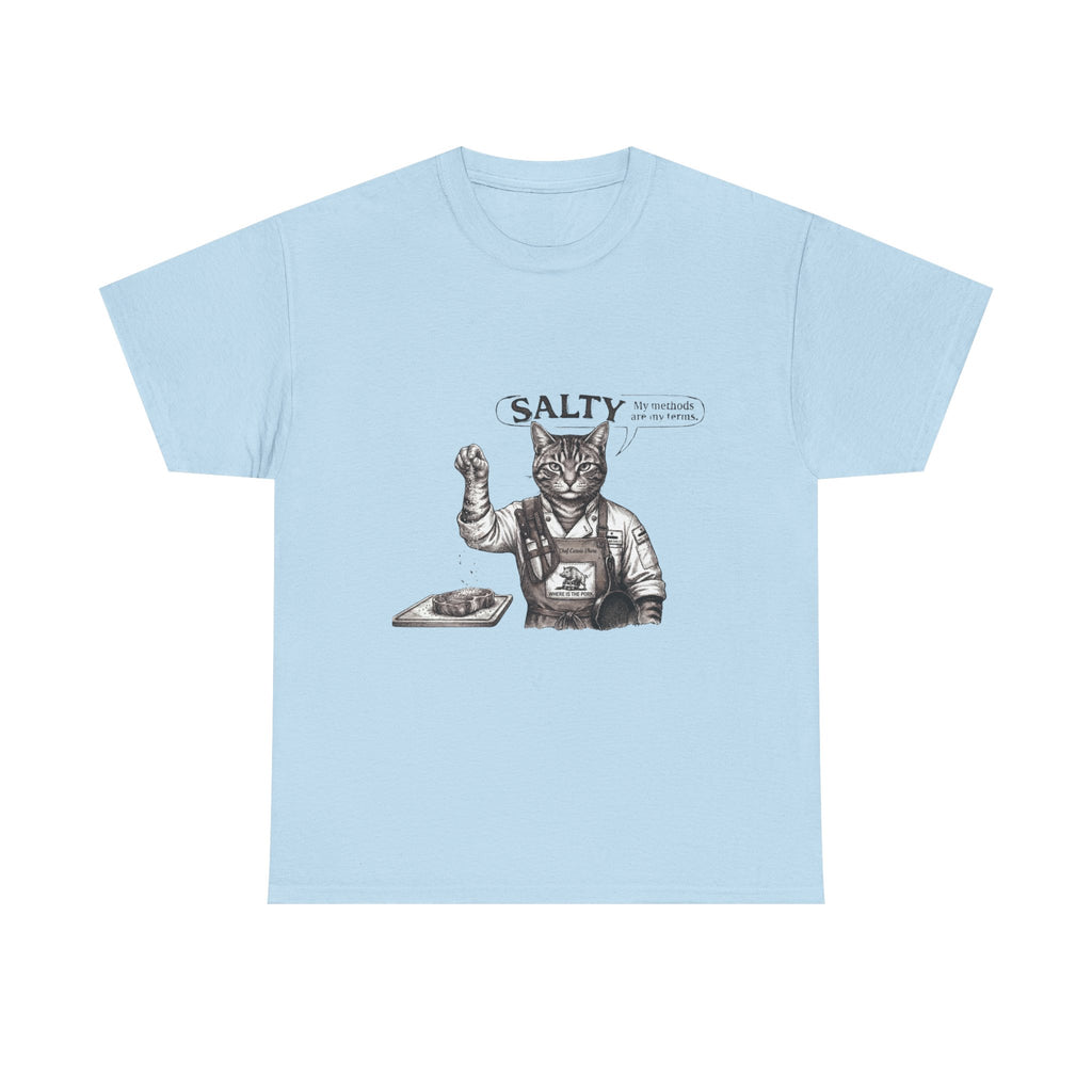 Cat Chef 'Salty' T-Shirt — Vintage Cat Cooking Graphic Tee