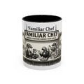 Familiar Chef Coffee Mug — "Where Everyone Knows Your Sauce" Vintage Animal Bistro Accent Mug (11/15oz)